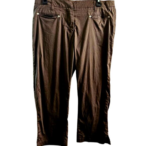 Larry Levine Brown Dress Pants Size 10 - Picture 1 of 3